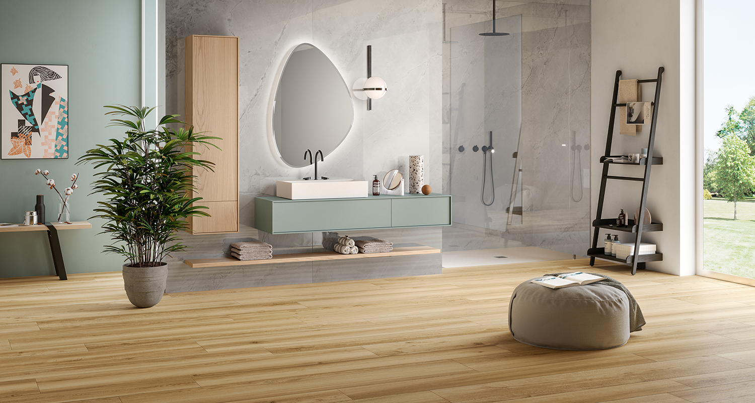 Bagno effetto legno: idee per uno stile naturale e raffinato