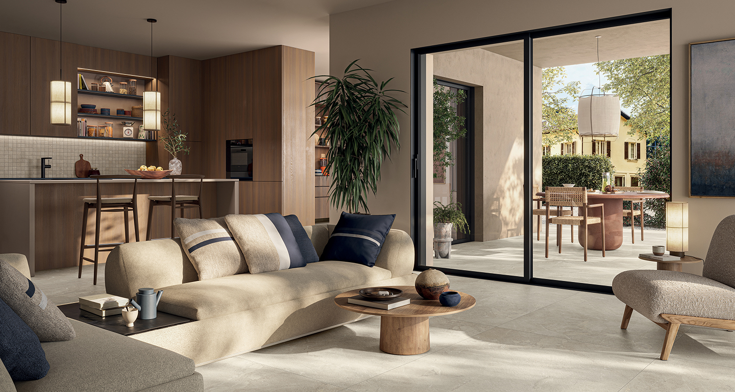 Idee per un soggiorno moderno: pavimenti, rivestimenti e soluzioni per il living contemporaneo